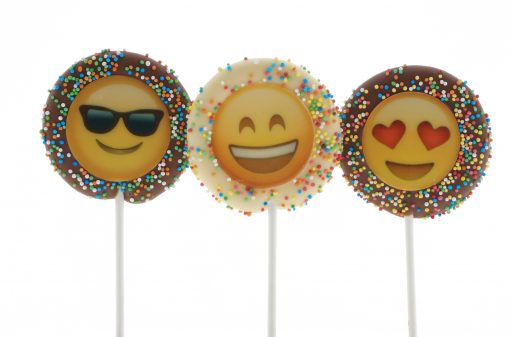 Chocolade Smiley Lolly